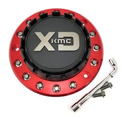 KMC Wheel Center Caps M1050RED-RING