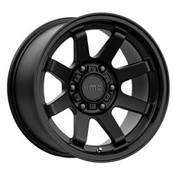 KMC KM723 Trail Series Satin Black Wheels 17x8.5