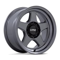 KMC KM728 Lobo Series Matte Anthracite Wheels 17x8.5