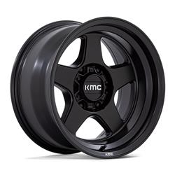 KMC KM728 Lobo Series Matte Black Wheels 17x8.5