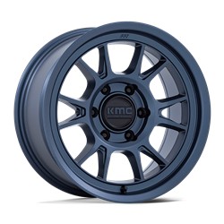KMC KM729 Range Metallic Blue Wheels 17x8.5