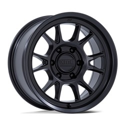 KMC KM729 Range Matte Black Wheels 17x8.5