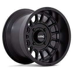KMC KS138 Impact UTV Satin Black Wheels 15x10