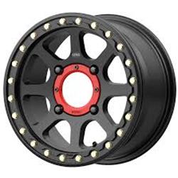 KMC KS234 Addict 2 Beadlock Satin Black Wheels 14x7