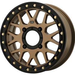 KMC KS235 Grenade Beadlock Satin Bronze Wheels 15x6