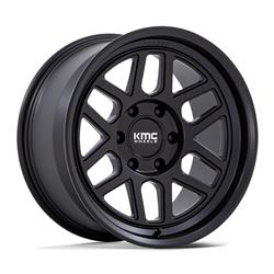 KMC KM446 Mesa Forged Monoblock Satin Black Wheels 18x9