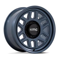 KMC KM451 Mesa Forged Monoblock Metallic Blue Wheels 18x9