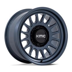 KMC KM452 Impact Forged Monoblock Metallic Blue Wheels 18x9