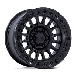 KMC KM552 IMS Matte Black with Gloss Black Simulated Beadlock Wheels 20x9