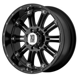 XD Jeep Wrangler Rockstar II Matte Black Wheel; 17x9; -12mm