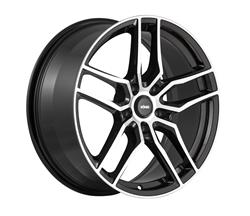 Konig Intention Gloss Black Wheels with Machined Face 18x8