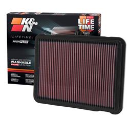 K&N Washable Lifetime Performance Air Filters for 1998-2007 LAND CRUISER, LX470 - 33-2146