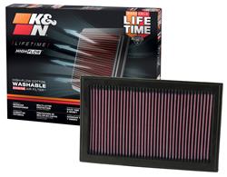 K&N Washable Lifetime Performance Air Filters for 2002-2005 MOUNTAINEER, EXPLORER, 2003-2005 AVIATOR - 33-2207