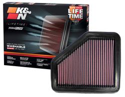 K&N Washable Lifetime Performance Air Filters for 2005-2010 COBALT, 2007-2009 G5 - 33-2311