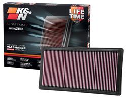 K&N Washable Lifetime Performance Air Filters for 2006-2010 EXPLORER, MOUNTAINEER, 2007-2010 EXPLORER SPORT TRAC - 33-2353