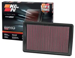 K&N Washable Lifetime Performance Air Filters for 2007-2009 SKY, SOLSTICE - 33-2369