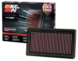 K&N Washable Lifetime Performance Air Filters 33-2375