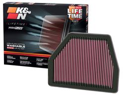 K&N Washable Lifetime Performance Air Filters for 2012-2015 CAPTIVA SPORT, 2008-2010 VUE - 33-2404