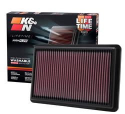 K&N Washable Lifetime Performance Air Filters for 2010-2013 MDX, ZDX - 33-2454