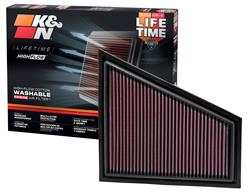 K&N Washable Lifetime Performance Air Filters 33-2963