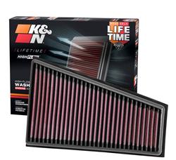 K&N Washable Lifetime Performance Air Filters for 2014-2019 CLA250, 2015-2020 GLA250, 2017-2019 QX30 - 33-2995