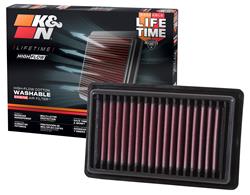 K&N Washable Lifetime Performance Air Filters for 2014-2018 FORTWO - 33-3043