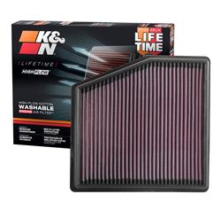 K&N Washable Lifetime Performance Air Filters for 2017-2025 PACIFICA, 2020-2025 VOYAGER - 33-5061