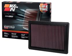 K&N Washable Lifetime Performance Air Filters for 2019-2025 QX50, 2022-2025 QX55 - 33-5091