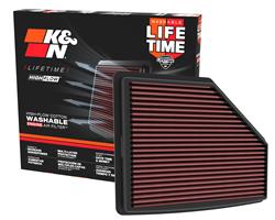 K&N Washable Lifetime Performance Air Filters for 2022-2025 MDX, 2021-2025 TLX - 33-5119