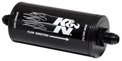 K&N Inline Performance 25 Microns Fuel Filter with -6 AN Inlet Size 81-1000