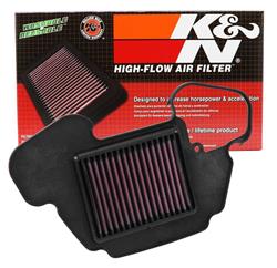 K&N Powersports Performance Air Filters for 2014-2020 GROM 125, 2018-2020 GROM 125 ABS - HA-1313