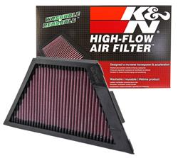 K&N Powersports Performance Air Filters for 2008-2010 ZG1400 CONCOURS, 2008-2014 ZG1400 CONCOURS ABS, 2006-2011 ZX1400 NINJA ZX-14 - KA-1406