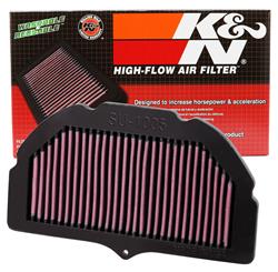 K&N Powersports Performance Air Filters for 2005-2008 GSX-R1000 - SU-1005
