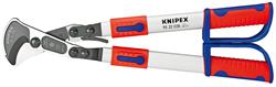 Knipex Ratchet Action Cable Shears with Adjustable Telescopic Handles