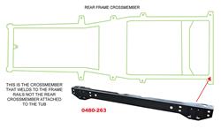 KeyParts Transmission Crossmembers 0480-263