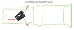 KeyParts Body Bushings 0480-300