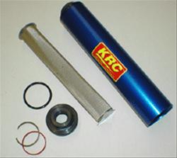 KRC Racing Race Ready Inline 100 Microns Fuel Filter with 1/2 in. NPT Inlet Size KRC-4925BK