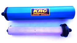 KRC Racing Race Ready Inline 100 Microns Fuel Filter with -6 AN Inlet Size KRC-4926BL