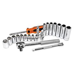 K Tool 21-Piece SAE 6-Point Socket Sets KTI21000