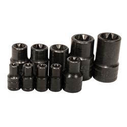 K Tool 10-Piece External Torq Socket Sets KTI22671