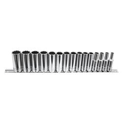 K Tool 15-Piece Metric 12-Point Socket Sets KTI27401