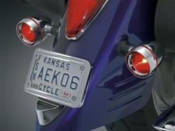 Kuryakyn Curved Laydown License Plate Frames