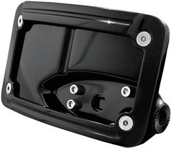 Kuryakyn Curved Horizontal Side Mount License Plate Holders 3125