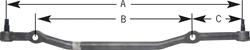 Keyser Manufacturing OEM-Style Center Links for 1968-1972 CHEVELLE, 1970-1972 MONTE CARLO - 100 3DS749