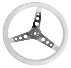 Lecarra Covico Classic 3-Hole Stainless 3-Spoke Steering Wheels CVA1-01A06WH