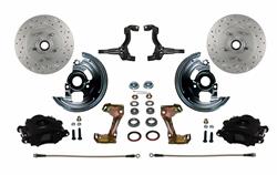 LEED Brakes Front Disc Brake Conversion Kits for 1962-1967 CHEVY II - BFC1006SMX