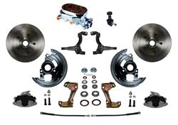 LEED Brakes Front Disc Brake Conversion Kits for 1962-1967 CHEVY II - FC1006-F05