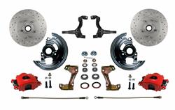 LEED Brakes Front Disc Brake Conversion Kits for 1962-1967 CHEVY II - RFC1006SMX