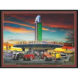 Cruisin' For Burgers Lithograph L-C019