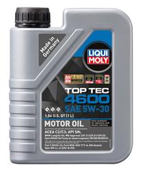 5W30 Liqui Moly Top Tec 4600 Synthetic Motor Oil 20446